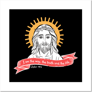 Jesus I am the way,  the truth and the life Posters and Art